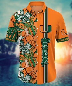 Miami Hurricanes NCAA Flower Hawaii Shirt For Fans Ver 15