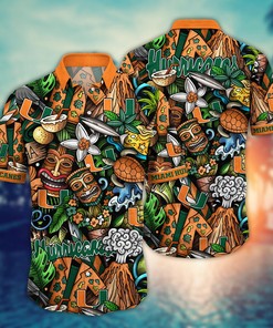 Miami Hurricanes NCAA Flower Hawaii Shirt For Fans Ver 17