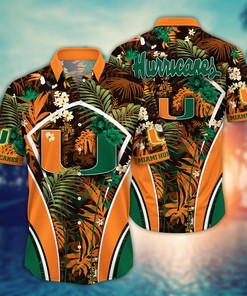 Miami Hurricanes NCAA Flower Hawaii Shirt For Fans Ver 18