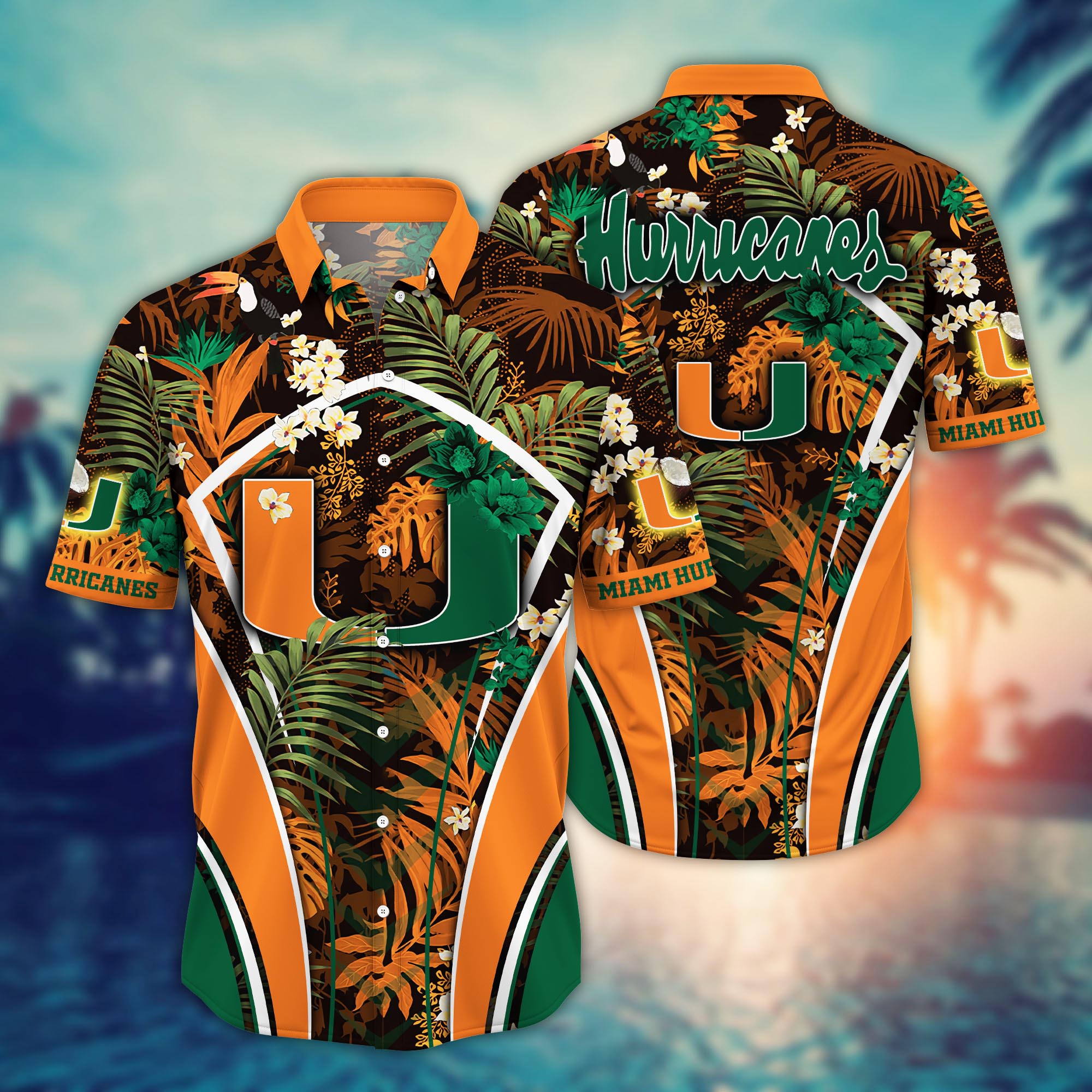 Miami Hurricanes NCAA Flower Hawaii Shirt For Fans Ver 18