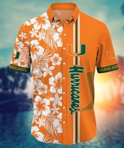 Miami Hurricanes NCAA Flower Hawaii Shirt For Fans Ver 19