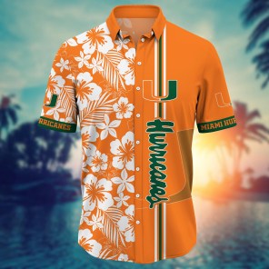 Miami Hurricanes NCAA Flower Hawaii Shirt For Fans Ver 19