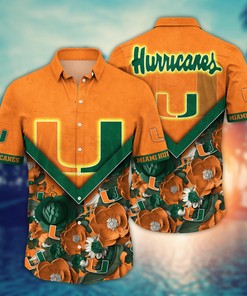 Miami Hurricanes NCAA Flower Hawaii Shirt For Fans Ver 20