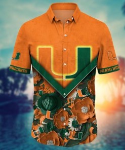 Miami Hurricanes NCAA Flower Hawaii Shirt For Fans Ver 20
