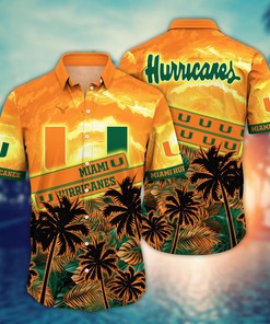 Miami Hurricanes NCAA Flower Hawaii Shirt For Fans Ver 22