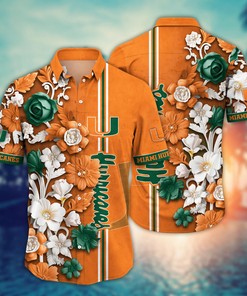 Miami Hurricanes NCAA Flower Hawaii Shirt For Fans Ver 24