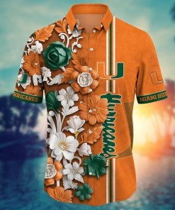 Miami Hurricanes NCAA Flower Hawaii Shirt For Fans Ver 24
