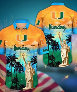 Miami Hurricanes NCAA Flower Hawaii Shirt For Fans Ver 25