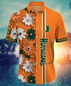Miami Hurricanes NCAA Flower Hawaii Shirt For Fans Ver 26