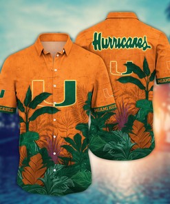 Miami Hurricanes NCAA Flower Hawaii Shirt For Fans Ver 28