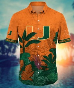 Miami Hurricanes NCAA Flower Hawaii Shirt For Fans Ver 28