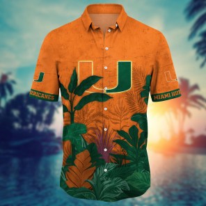 Miami Hurricanes NCAA Flower Hawaii Shirt For Fans Ver 28