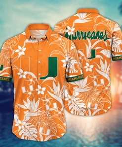 Miami Hurricanes NCAA Flower Hawaii Shirt For Fans Ver 29
