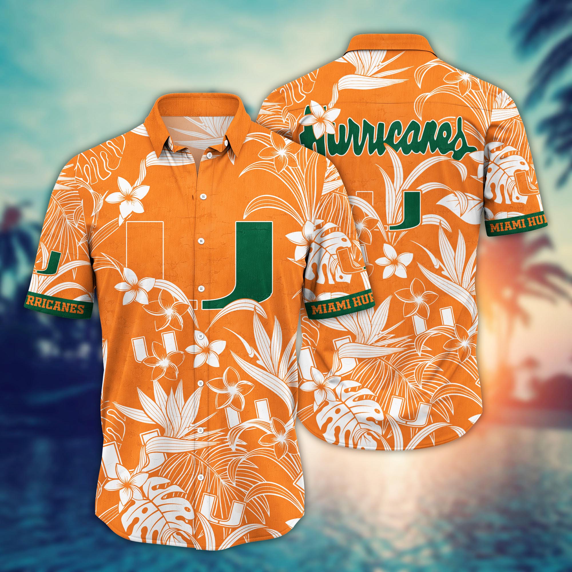 Miami Hurricanes NCAA Flower Hawaii Shirt For Fans Ver 29