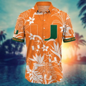 Miami Hurricanes NCAA Flower Hawaii Shirt For Fans Ver 29