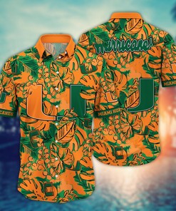 Miami Hurricanes NCAA Flower Hawaii Shirt For Fans Ver 30