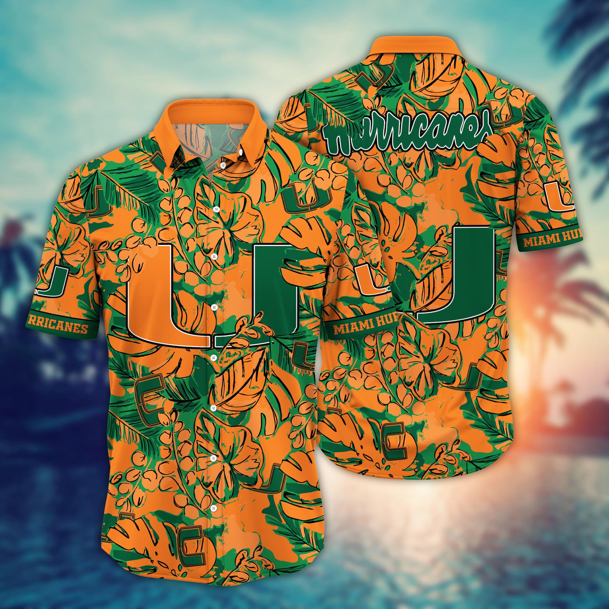 Miami Hurricanes NCAA Flower Hawaii Shirt For Fans Ver 30