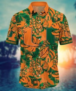 Miami Hurricanes NCAA Flower Hawaii Shirt For Fans Ver 30
