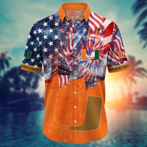 Miami Hurricanes NCAA Flower Hawaii Shirt For Fans Ver 31