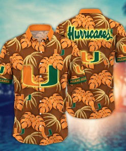 Miami Hurricanes NCAA Flower Hawaii Shirt For Fans Ver 32