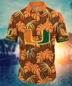 Miami Hurricanes NCAA Flower Hawaii Shirt For Fans Ver 32