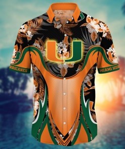 Miami Hurricanes NCAA Flower Hawaii Shirt For Fans Ver 33