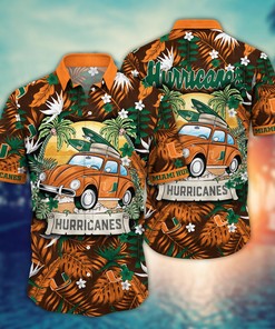 Miami Hurricanes NCAA Flower Hawaii Shirt For Fans Ver 34