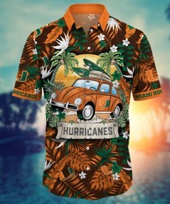 Miami Hurricanes NCAA Flower Hawaii Shirt For Fans Ver 34