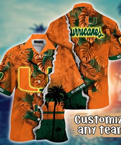 Miami Hurricanes NCAA Flower Hawaii Shirt For Fans Ver 35