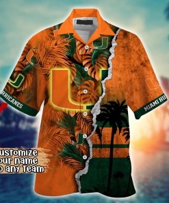 Miami Hurricanes NCAA Flower Hawaii Shirt For Fans Ver 35