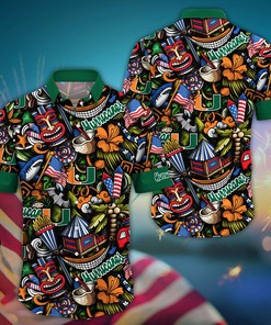 Miami Hurricanes NCAA Flower Hawaii Shirt For Fans Ver 4
