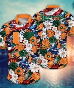 Miami Hurricanes NCAA Hawaii Shirt Ver 2