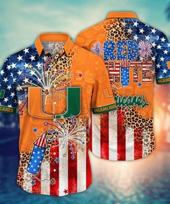 Miami Hurricanes NCAA Hawaii Shirt Ver 3