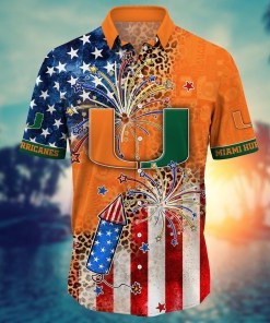 Miami Hurricanes NCAA Hawaii Shirt Ver 3