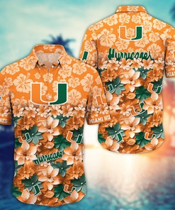 Miami Hurricanes NCAA Hawaiian Shirt Gift For Fan