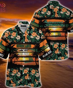 Miami Hurricanes Summer Hawaiian Shirt, Floral Pattern for Sports Enthusiast This Year