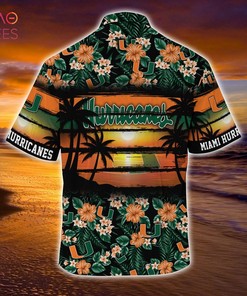 Miami Hurricanes Summer Hawaiian Shirt, Floral Pattern for Sports Enthusiast This Year