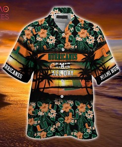 Miami Hurricanes Summer Hawaiian Shirt, Floral Pattern for Sports Enthusiast This Year