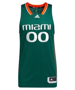 Miami Hurricanes Unisex NIL Men Basketball Custom Jersey - Green