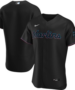 Miami Marlins Alternate Team Elite Jersey - Black