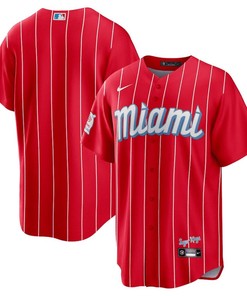 Miami Marlins City Connect Team Men Jersey - Red