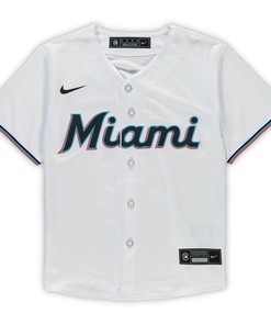 Miami Marlins Preschool Home Replica Jersey - White Mlb