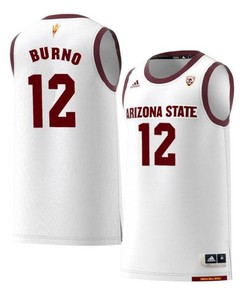 Micah Burno 12 Arizona State Sun Devils Retro Basketball Men Jersey - White