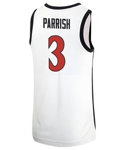 Micah Parrish 3 San Diego State Aztecs 2023 Basketball Jersey MW Logo- Men White