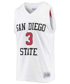 Micah Parrish 3 San Diego State Aztecs 2023 Basketball Jersey- Men White