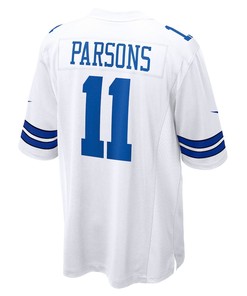 Micah Parsons 11 Dallas Cowboys Game Jersey - White