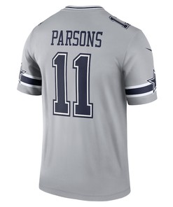 Micah Parsons 11 Dallas Cowboys Inverted Legend Player Jersey - Gray