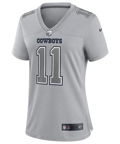 Micah Parsons 11 Dallas Cowboys Women's Atmosphere Fashion Game Jersey - Gray