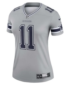 Micah Parsons 11 Dallas Cowboys Women's Inverted Legend Jersey - Silver