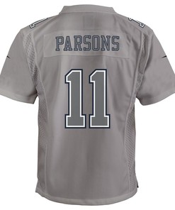 Micah Parsons 11 Dallas Cowboys Youth Atmosphere Game Jersey - Gray